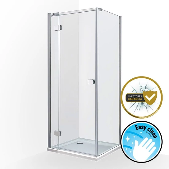 Wellis Clyde 90cm egy nyílóajtós szögletes zuhanykabin