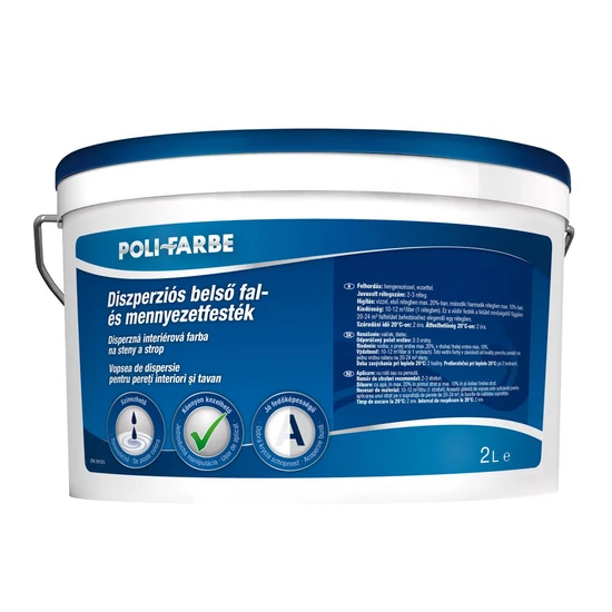 Poli-Farbe disz. belső fal-és mennyezetfesték 2L
