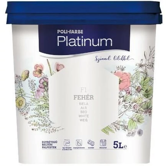 Poli-Farbe Platinum falfesték F1 fehér 5L