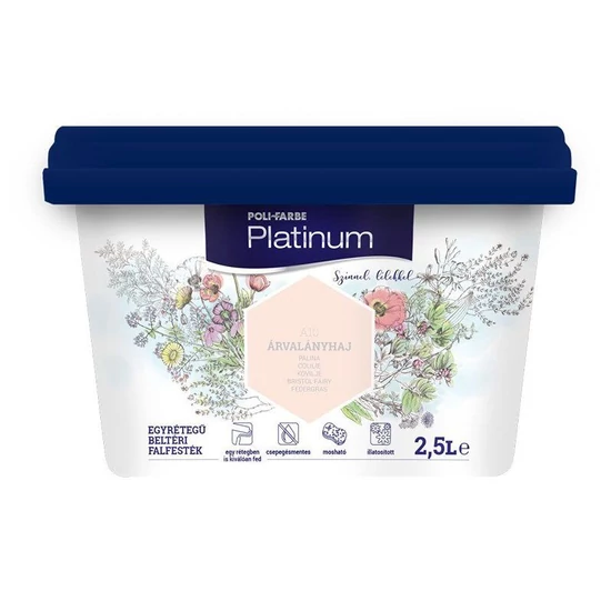 Poli-Farbe Platinum falfesték A10 árvalányhaj 2,5L