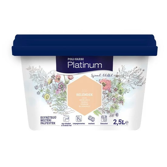 Poli-Farbe Platinum falfesték B30 beléndek 2,5L