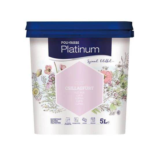 Poli-Farbe Platinum falfesték CS20 csillagfürt 5L