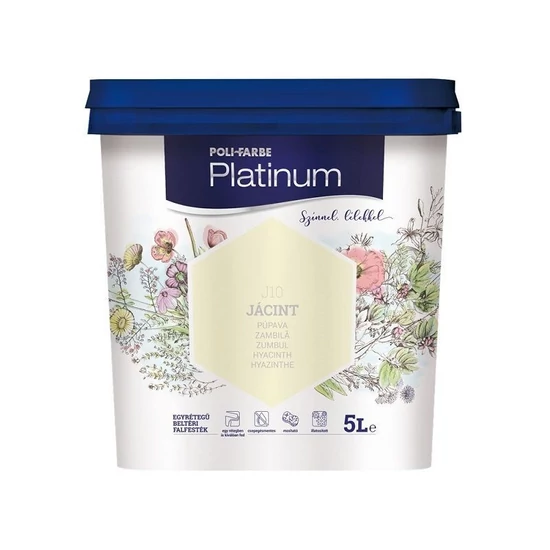 Poli-Farbe Platinum falfesték J10 jácint 5L