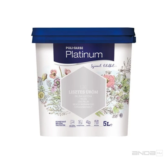 Poli-Farbe Platinum falfesték L30 lisztes üröm 5L