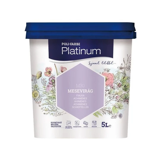 Poli-Farbe Platinum falfesték M30 mesevirág 5L
