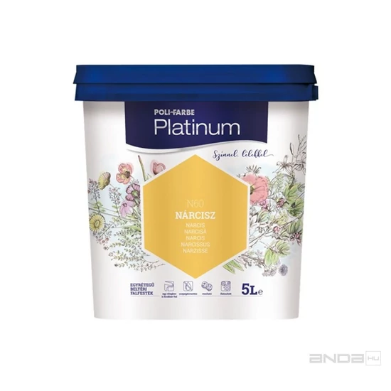 Poli-Farbe Platinum falfesték N60 nárcisz 5L
