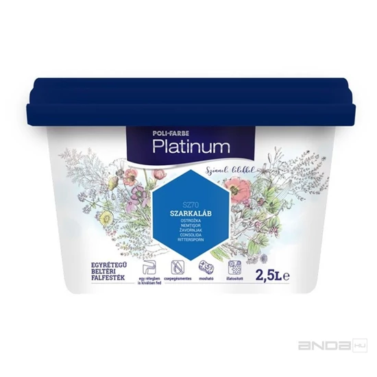 Poli-Farbe Platinum falfesték SZ70 szarkaláb 2,5L