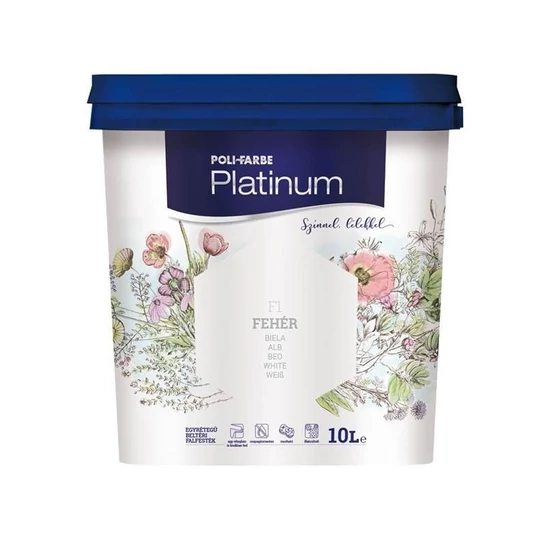 Poli-Farbe Platinum matt latex falfesték F11 fehér 10L