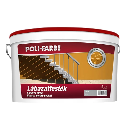 Poli-Farbe Lábazatfesték antracit 5L