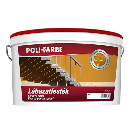 Poli-Farbe Lábazatfesték fehér 5L