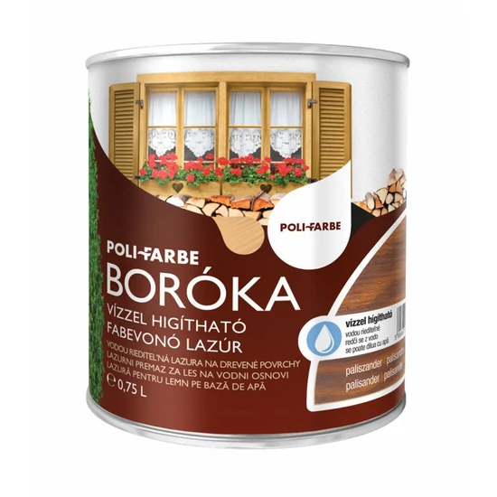 Poli-Farbe Boróka lazúr teak 0,75L