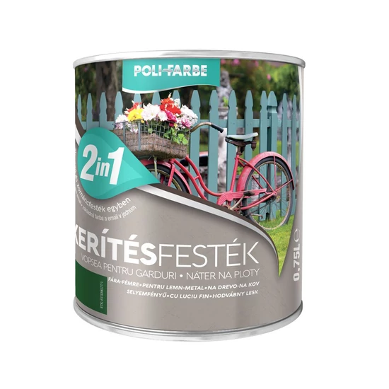 Poli-Farbe Kerítésfesték zöld 0,75L