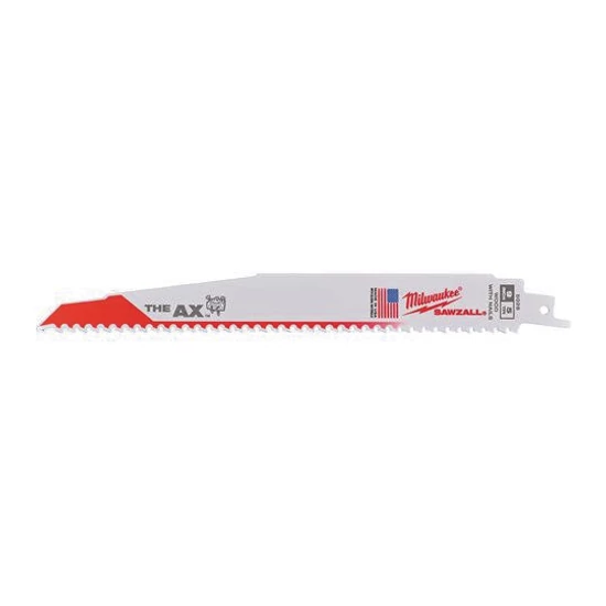 Milwaukee szeges fa– Heavy Duty AX™ bontó fűrészlap 230 - 5pcs