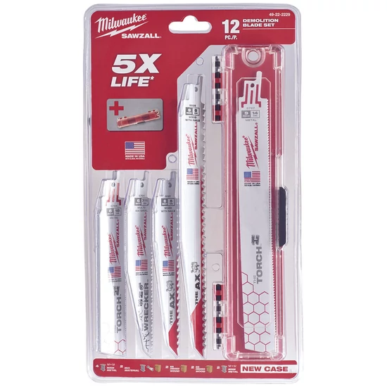 Milwaukee SAWZALL™ fűrészlap készlet (12 részes)