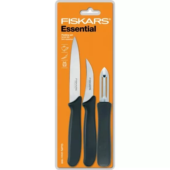Fiskars Essential hámozó készlet 3 részes
