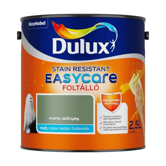Dulux EasyCare foltálló falfesték moha szőnyeg 2,5L