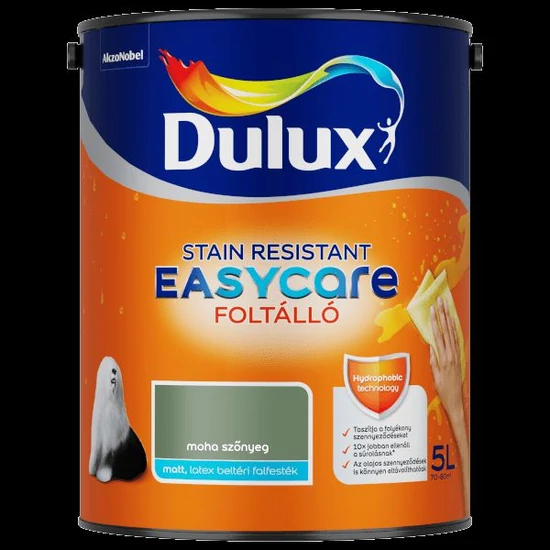 Dulux EasyCare foltálló falfesték moha szőnyeg 5L
