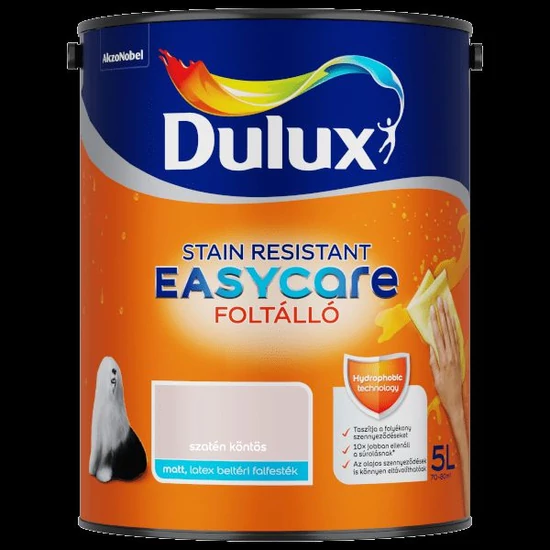 Dulux EasyCare foltálló falfesték szatén köntös 5L