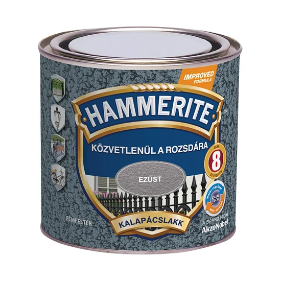 Hammerite fémfesték kalapácslakk ezüst 0,75L