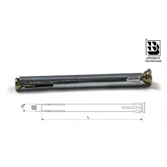 Stalco Tok-Keret rögzítő csavar feszítő hüvelyel 10x112mm 100db/doboz