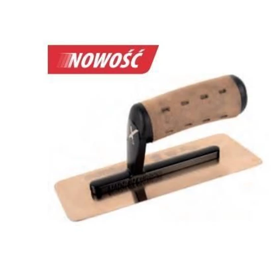Stalco Powermax VELENCEI arany simitó kanál bőrbevonatú fogantyúval 240mm