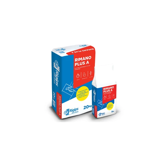 Rigips Rimano Plus A 0-10 beltéri glett 20kg 50zsák/raklap