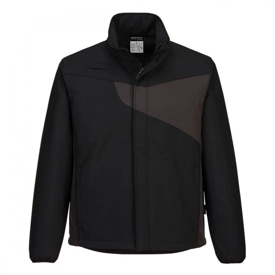 Portwest Softshell kabát PW271 fekete/szürke 2XL