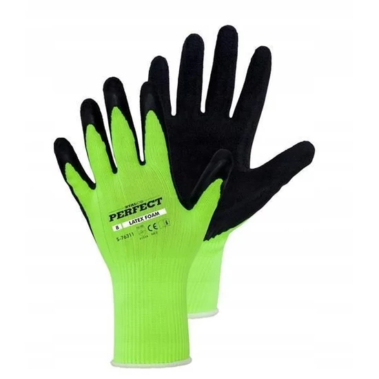 Stalco Perfect latex mártott poliészter kesztyű 11