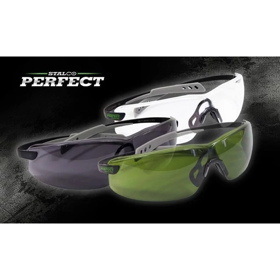 Stalco Perfect ultra light védőszemüveg zöld