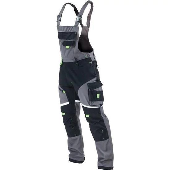 Stalco Perfect Heavyline munkavédelmi kertésznadrág szürke/fekete 3XL-60