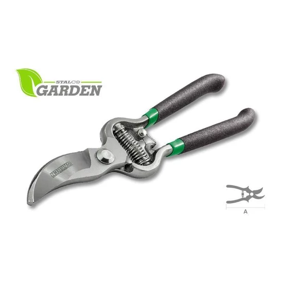 Stalco Garden rugós egykezes metszőolló, A:205mm