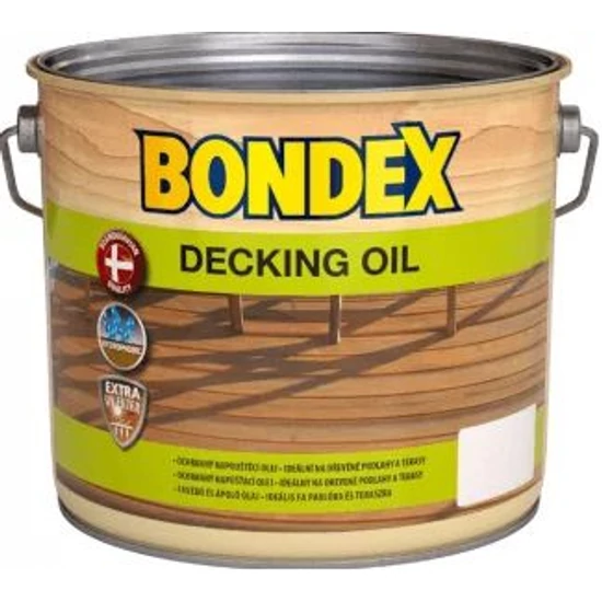 BONDEX DECKING OIL 729 favédő-és ápolóolaj teak 2,5L