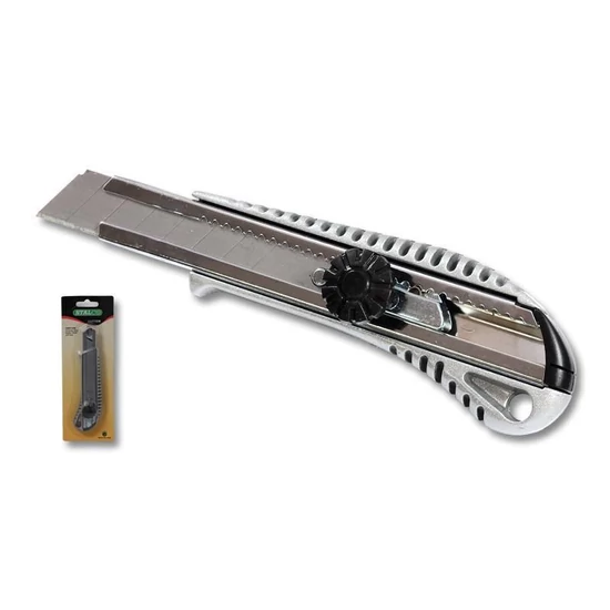 Stalco aluminium vágókés, szike csavaros 18mm