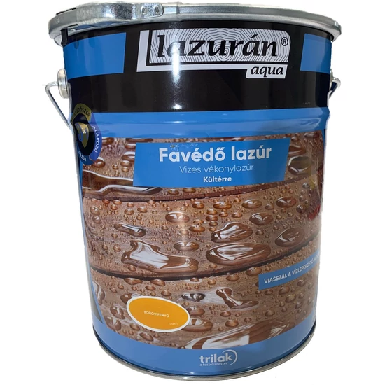 Trilak Lazurán aqua favédő lazúr 3in1 borovi fenyő 9L