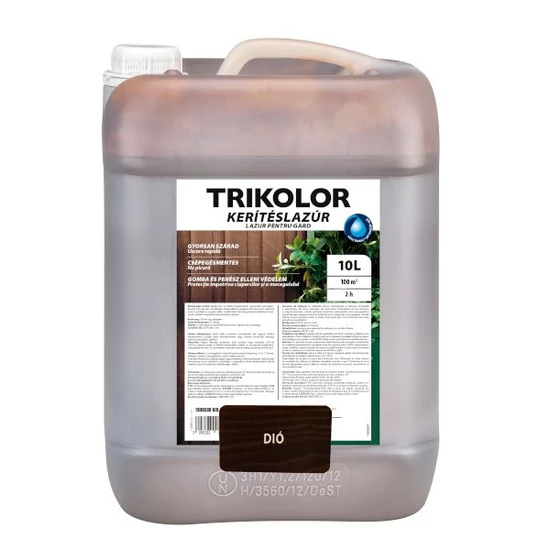Trilak Trikolor kerítéslazúr dió 10L