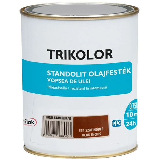 Trilak Standolit olajfesték 551 szatinóber 0,75L