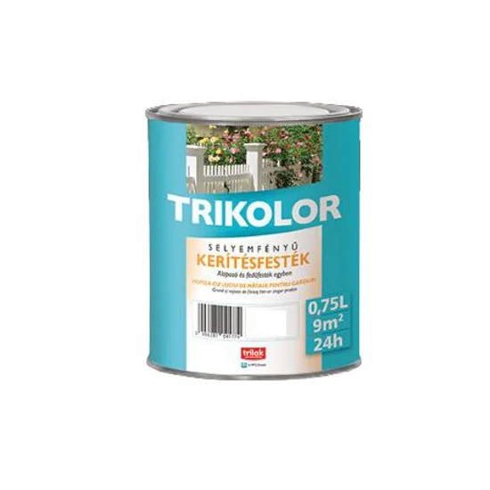 Trilak Trikolor sf. kerítésfesték fehér 0,75L
