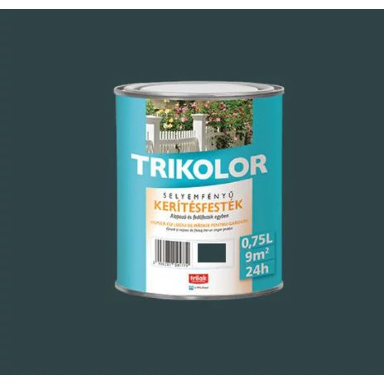 Trilak Trikolor sf. kerítésfesték betonszürke 0,75L