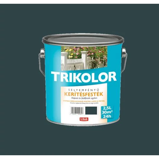 Trilak Trikolor sf. kerítésfesték betonszürke 2,5L