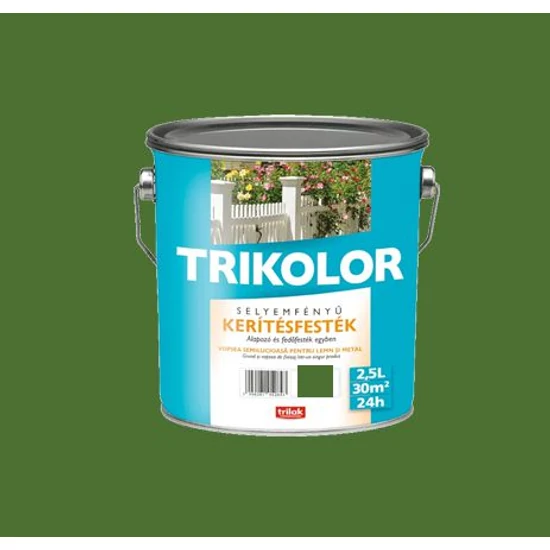 Trilak Trikolor sf. kerítésfesték babérzöld 2,5L