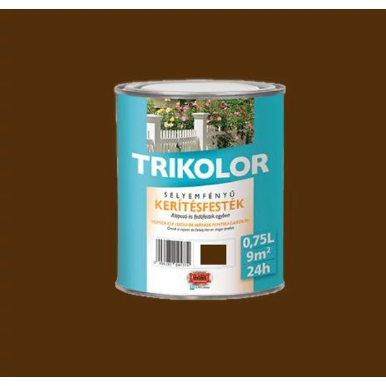 Trilak Trikolor sf. kerítésfesték gesztenyebarna 0,75L