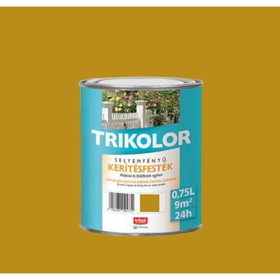 Trilak Trikolor sf. kerítésfesték aranyokker 0,75L