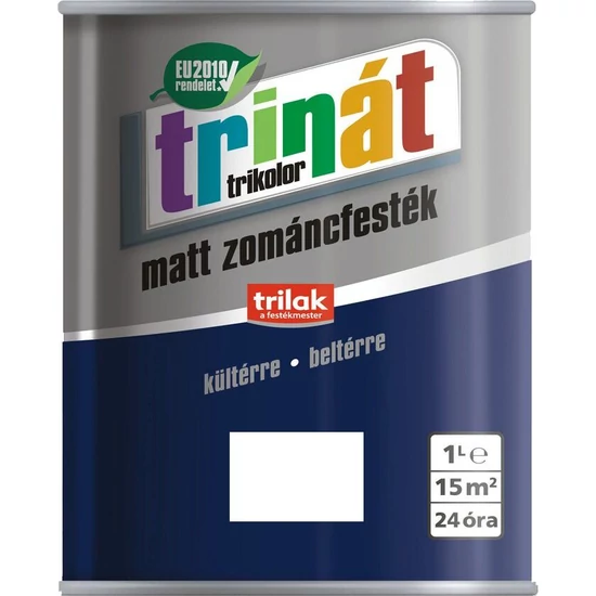 Trilak Trinát matt zománcfesték 100 fehér 1L
