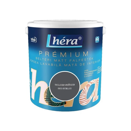 Trilak Héra Prémium beltéri falfesték galaxy szürke 1L