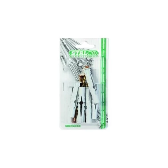 Stalco univerzális tipli facsavarral 6/3,5x45mm 14db/csomag