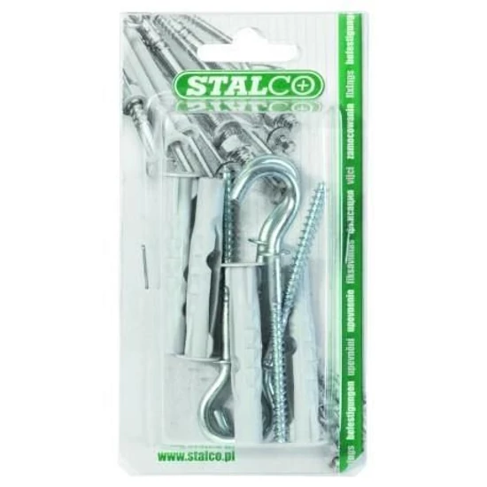 Stalco univerzális dübel lámpahoroggal 6x65mm 6db/csomag