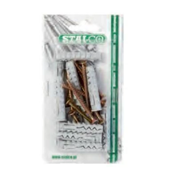 Stalco Tipli facsavarral 6/3,5x35mm 22db/csomag