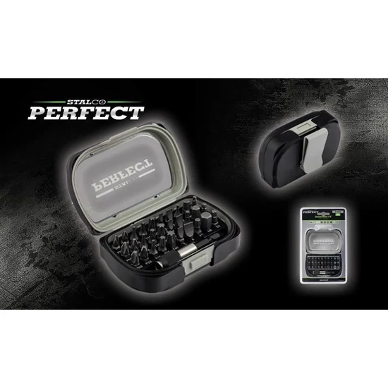 Stalco Perfect bitkészlet tartóval 25mm 30db/csomag
