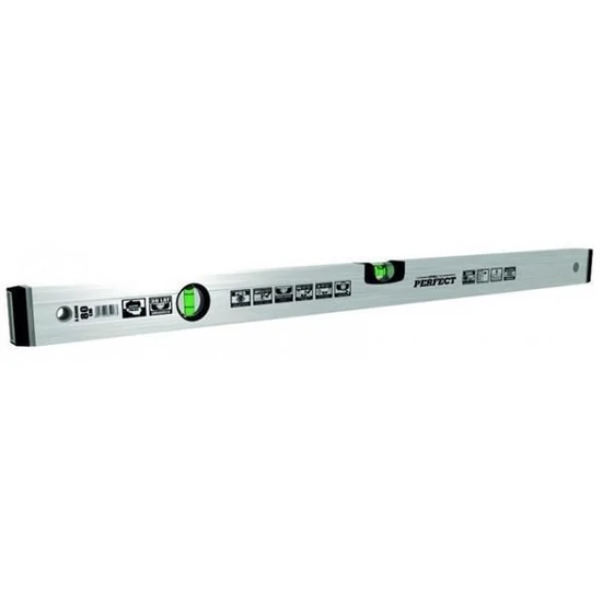 Stalco Perfect eloxált aluminium vízmérték 150cm