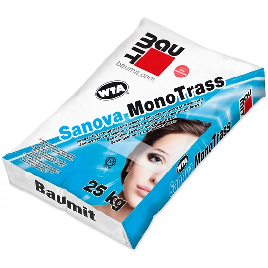 Baumit Sanova MonoTrass egyrétegű vakolat 25kg